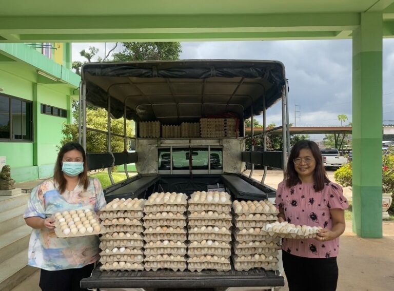 ขอขอบพระคุณ บริษัท อาหารเบทเทอร์ จำกัด  สนับสนุนไข่ไก่ เพื่อร่วมโครงการขยะมีค่าที่สีมามงคล ประจำปีงบประมาณ 2566 กิจกรรมขยะอันตรายแลกไข่แลกของและกิจกรรมขยะอิเล็กทรอนิกส์แลกไข่แลกของ