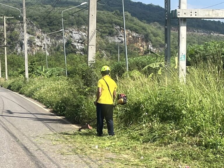 จัดเตรียมสถานที่วิ่ง กิจกรรม Seema Running 3