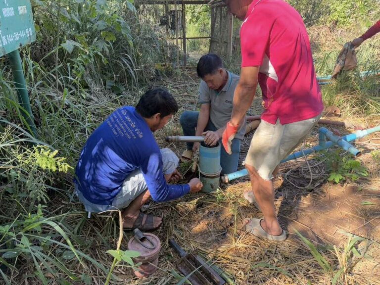 ปรับปรุงเป่าบ่อบาดาล หมู่ 8 คุ้มเขาแผนที่