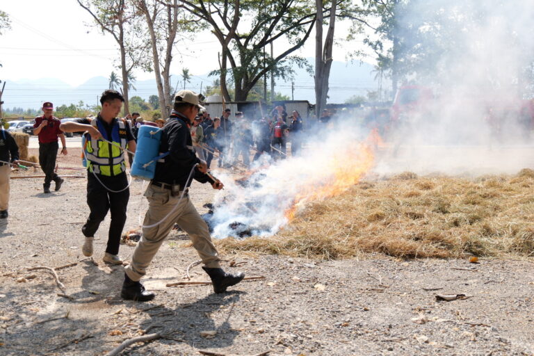 กิจกรรมการเตรียมความพร้อมรับมือภัยพิบัติจากไฟป่าและหมอกควัน