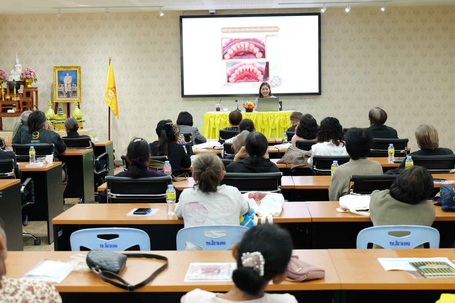 การเรียนการสอนโรงเรียนผู้สูงอายุเทศบาลตำบลสีมามงคล ครั้งที่ 1