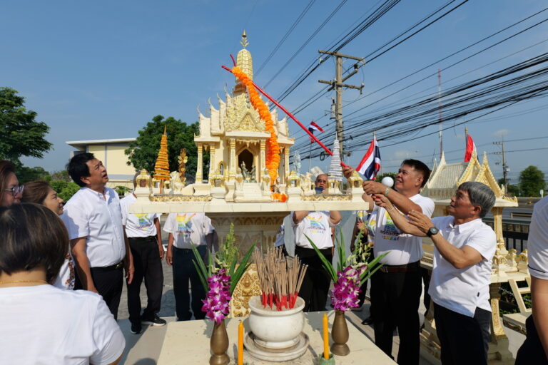 พิธีไหว้ศาลพระภูมิ เทศบาลตำบลสีมามงคล