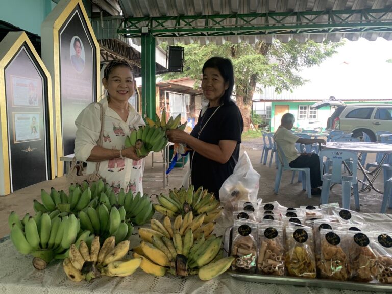 ตลาดนัดชุมชน โรงเรียนผู้สูงอายุเทศบาลตําบลสีมามงคล